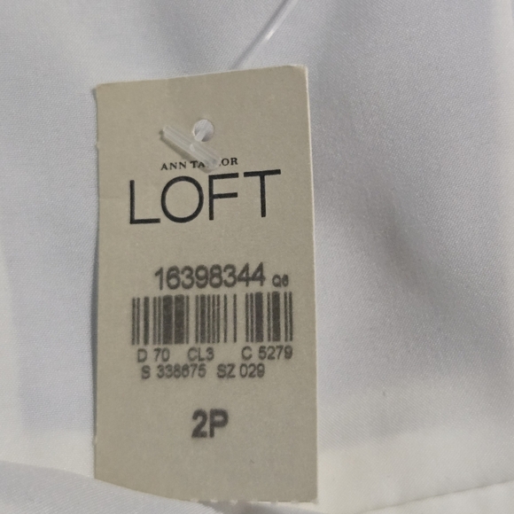 Ann Taylor LOFT Blue White Striped Nautical Beachy Tank Sun Dress Size 2 Petite - Picture 6 of 7